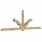 Ekena Millwork Redmond Rough Sawn Timber Gable Bracket, Douglas Fir, 108"W x 36"H x 4"D x 4"F, 8/12 Pitch GBW108X36X0404RED00RDF - alternate 2